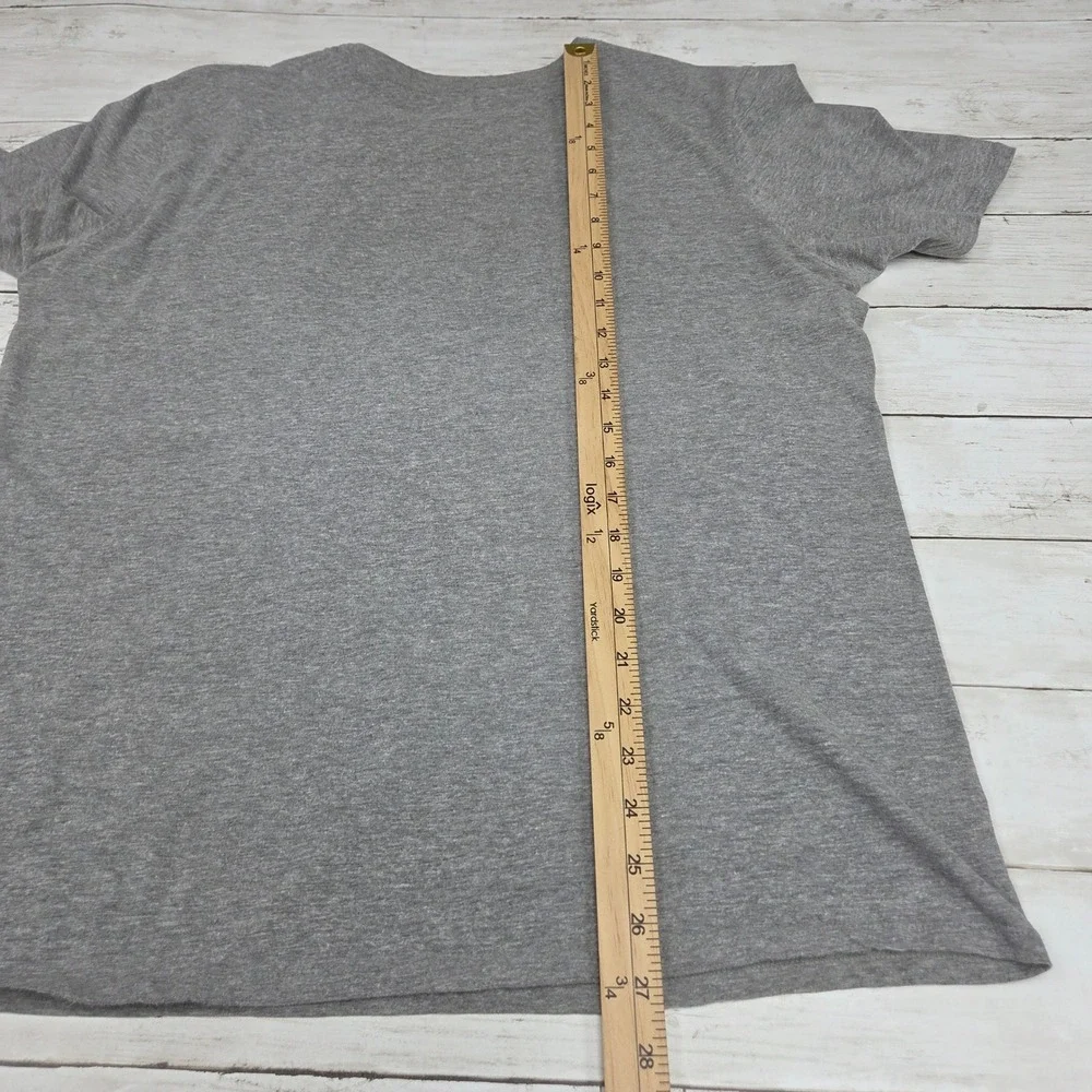 Nike The Nike Tee Graphic T-Shirt Athletic Cut Men Large Grey Blue 581418-06G